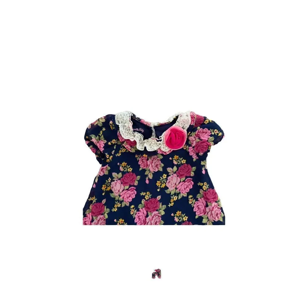 Nannette Baby Toddler Girl Floral Chiffon